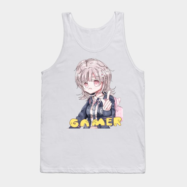 Chiaki, GAMER: artwork by Kibo-Kibo Tank Top by Kibo-Kibo